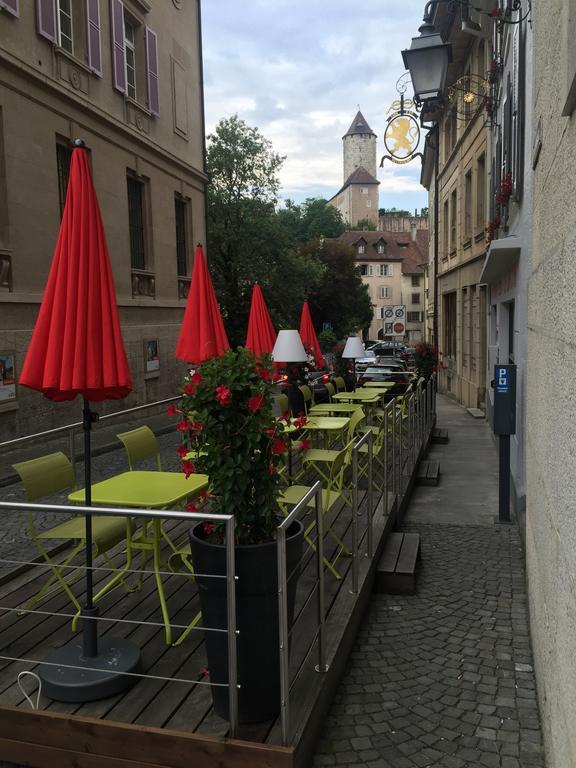 Hotel-Restaurant Le Lion D'Or Porrentruy Eksteriør billede