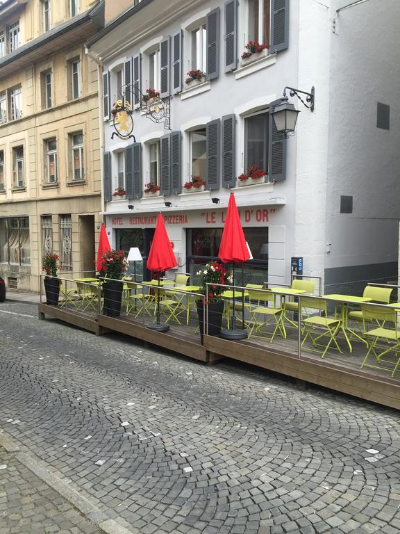 Hotel-Restaurant Le Lion D'Or Porrentruy Eksteriør billede