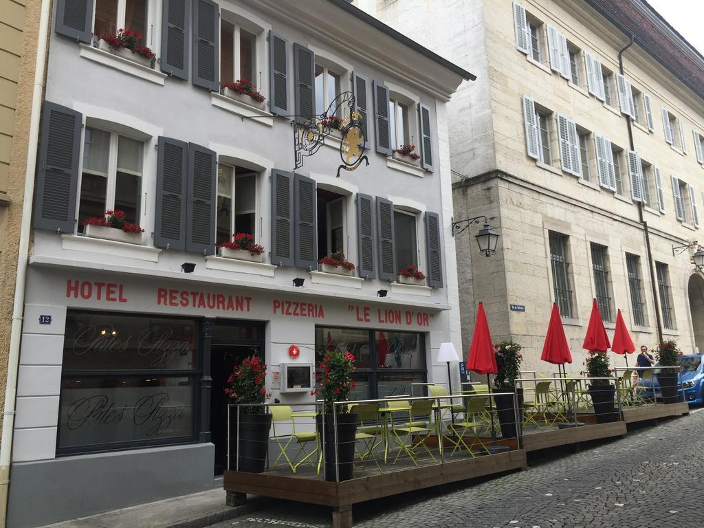 Hotel-Restaurant Le Lion D'Or Porrentruy Eksteriør billede